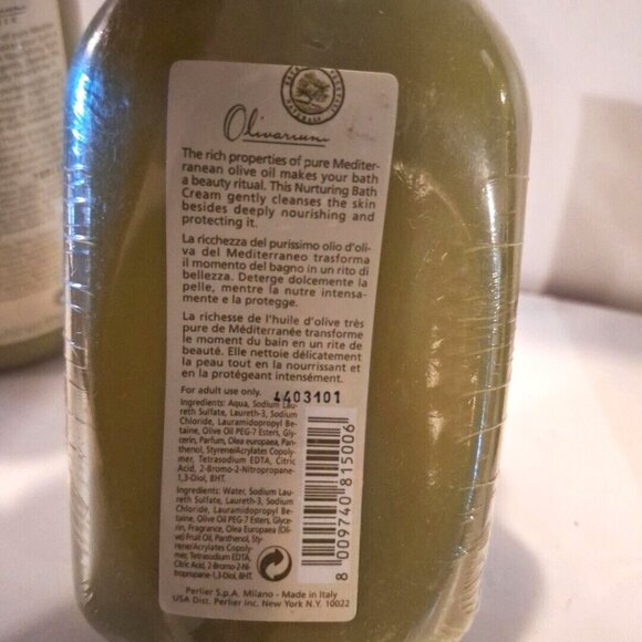 Olivarium Perlier Bath Lot 16.9 Bath Shower Cream Hair Mask 6.8 Hand 3.4 - Picture 6 of 12